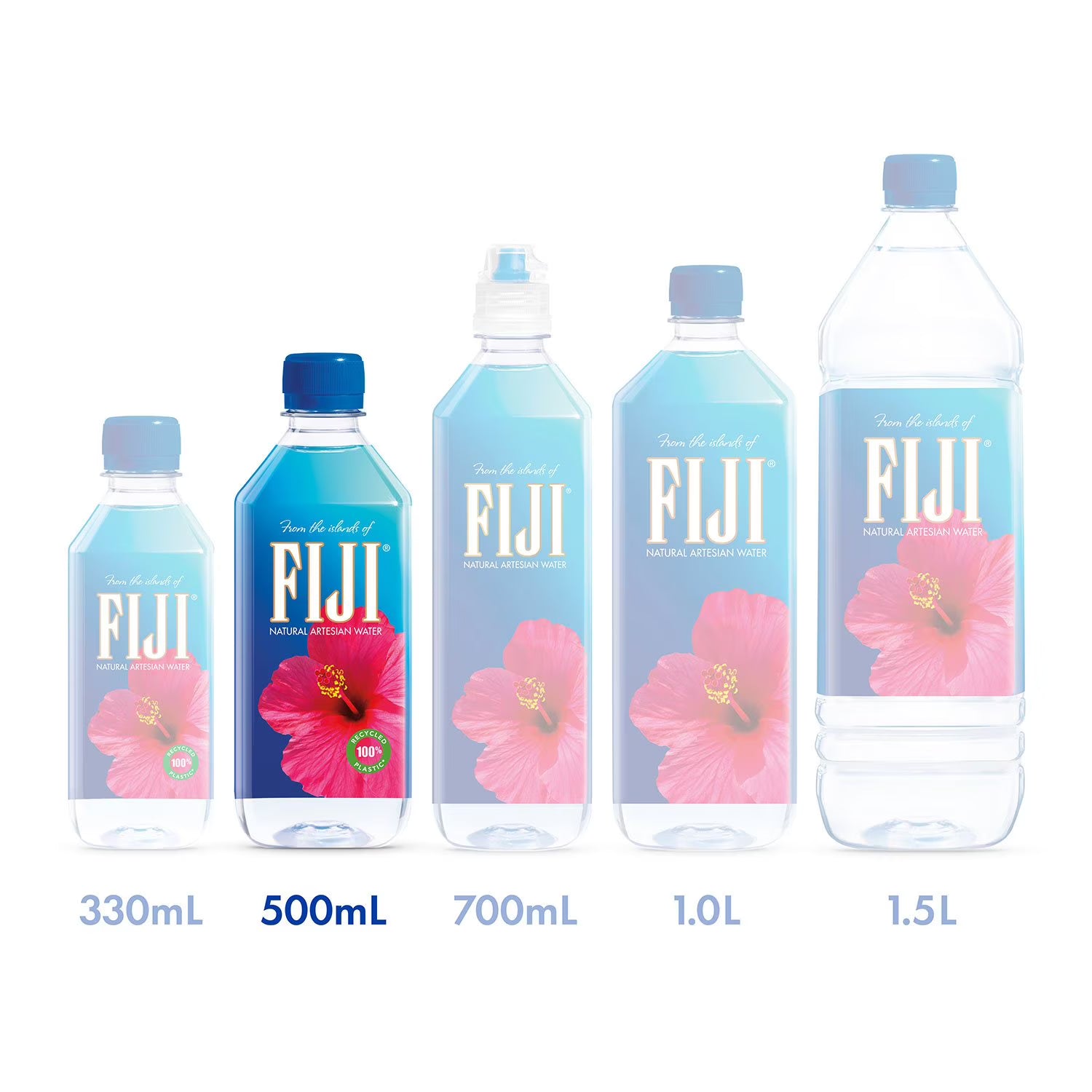 FIJI Natural Artesian Water – 24 Pack (16.9 fl oz Bottles) | Premium Pure Drinking Water